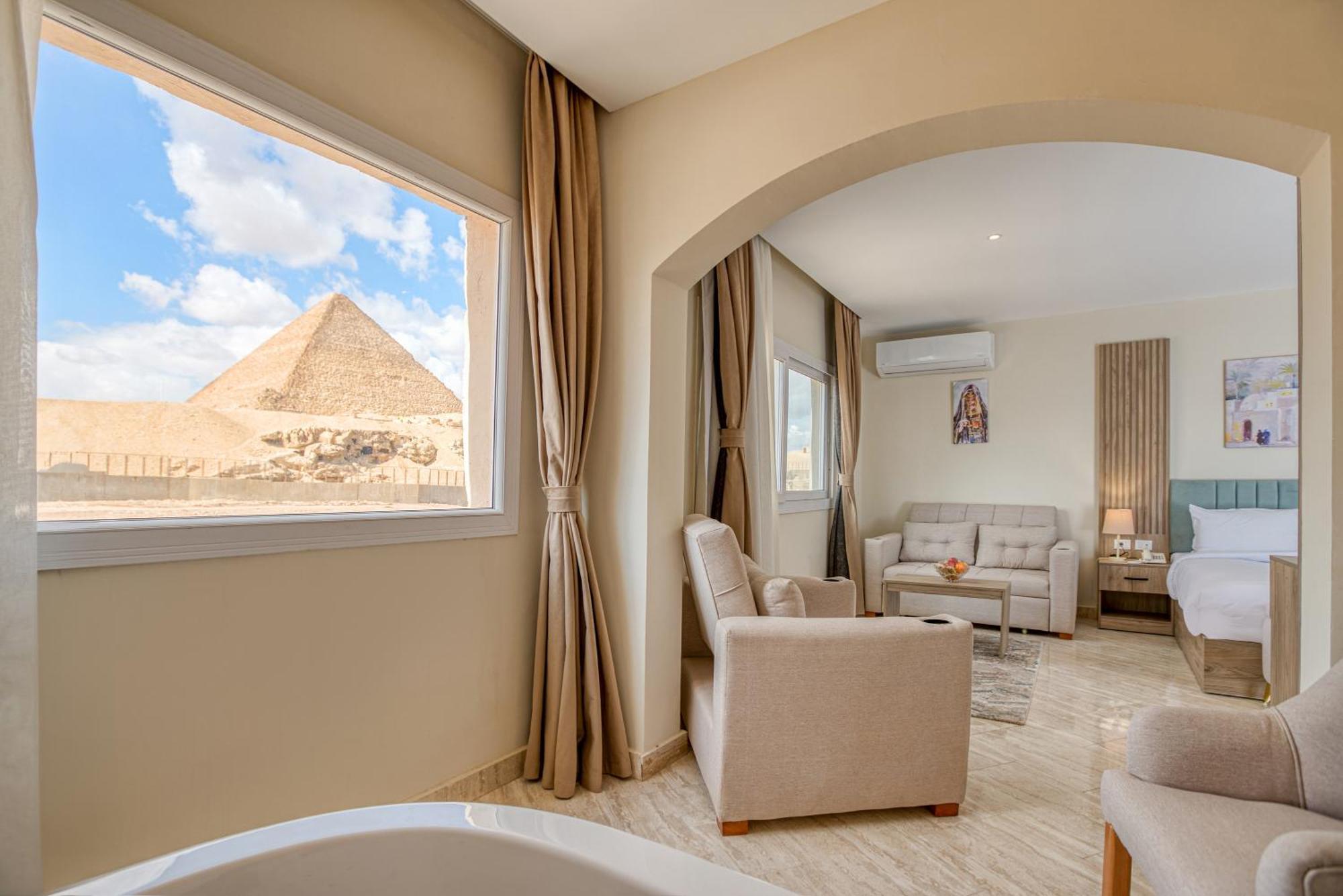 Hotel Soul Pyramids View Kafret el-Gabal Esterno foto