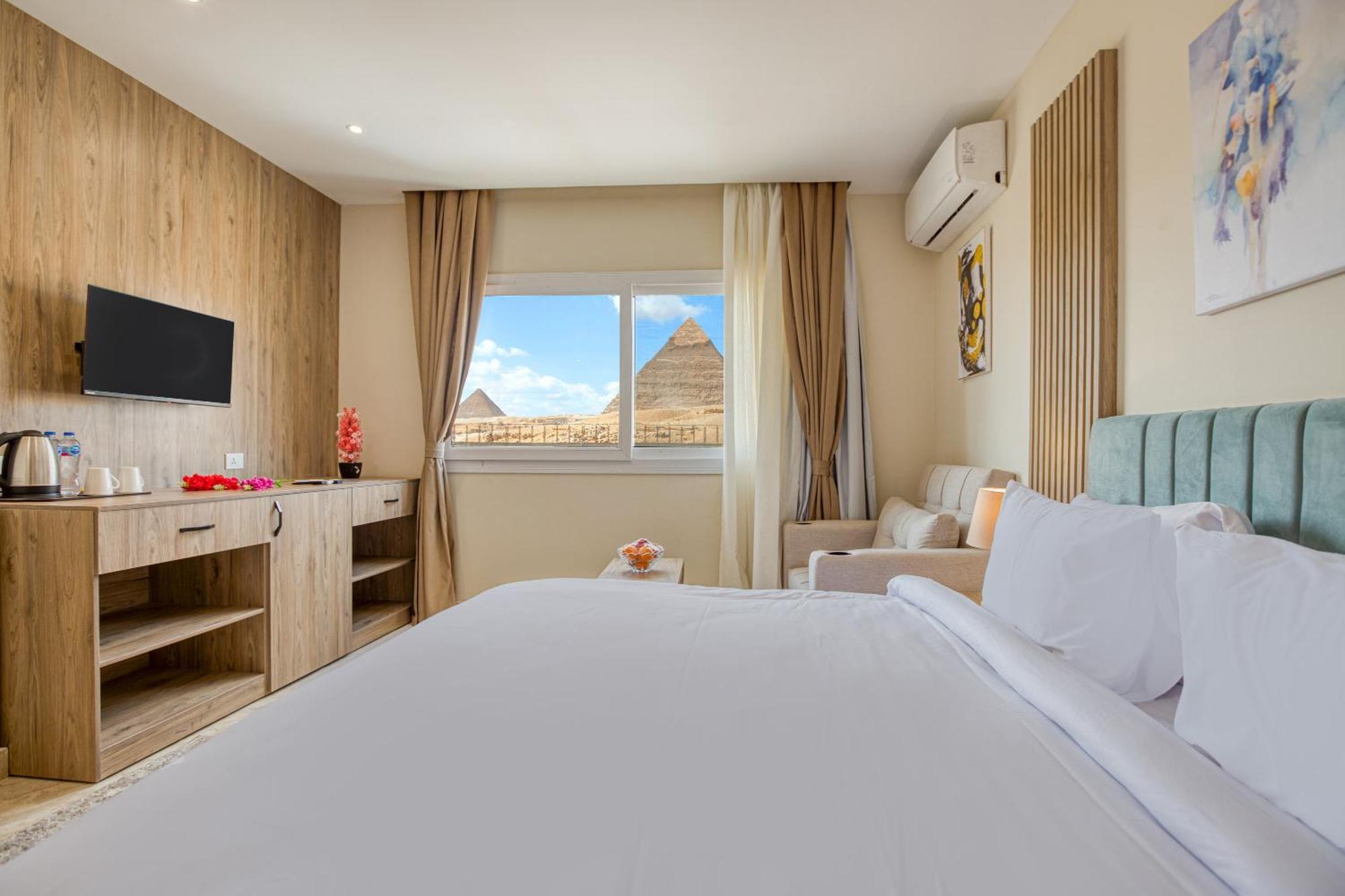 Hotel Soul Pyramids View Kafret el-Gabal Esterno foto