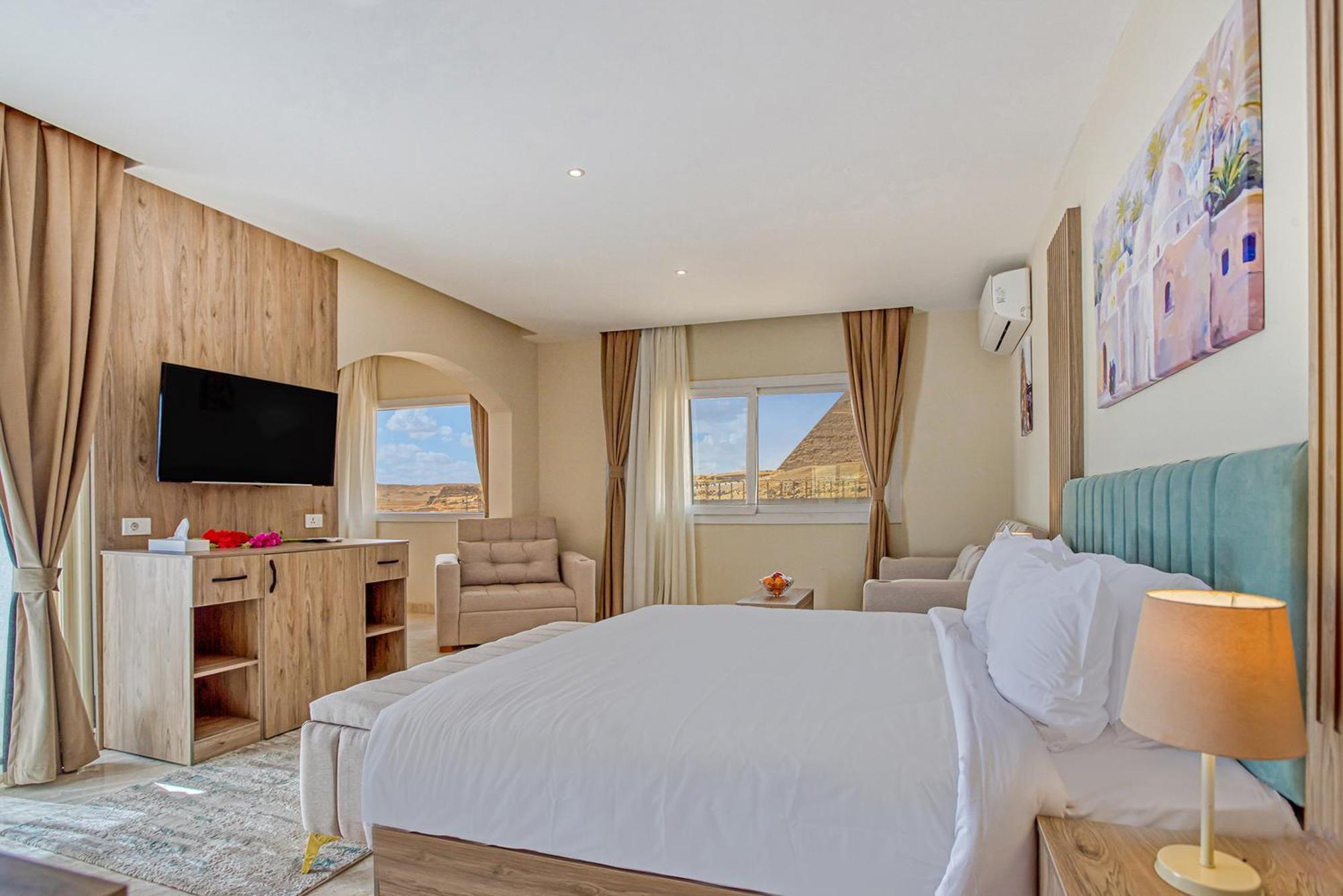 Hotel Soul Pyramids View Kafret el-Gabal Esterno foto