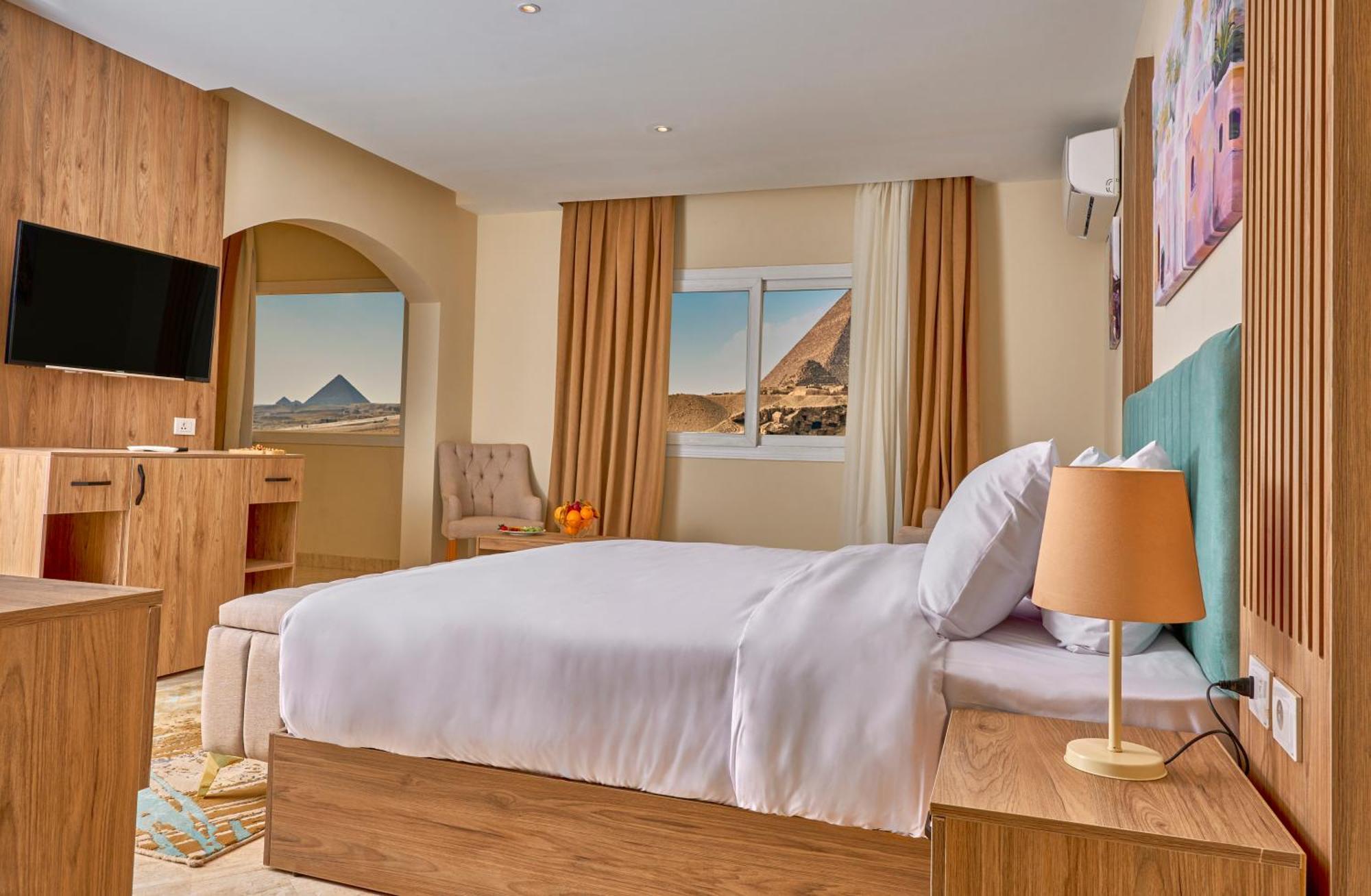 Hotel Soul Pyramids View Kafret el-Gabal Esterno foto