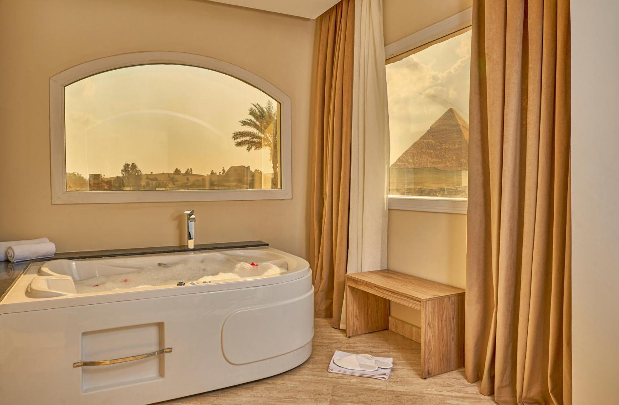 Hotel Soul Pyramids View Kafret el-Gabal Esterno foto